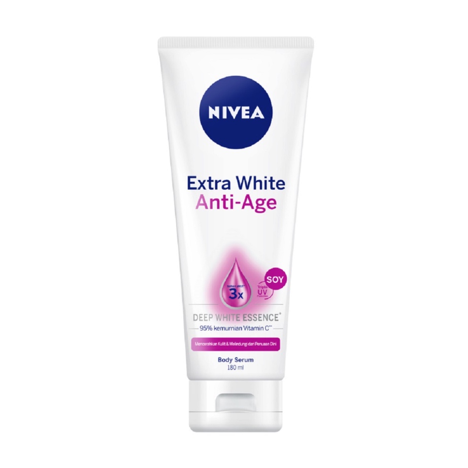 Nivea Body Serum Extra White Anti Age 180 mL