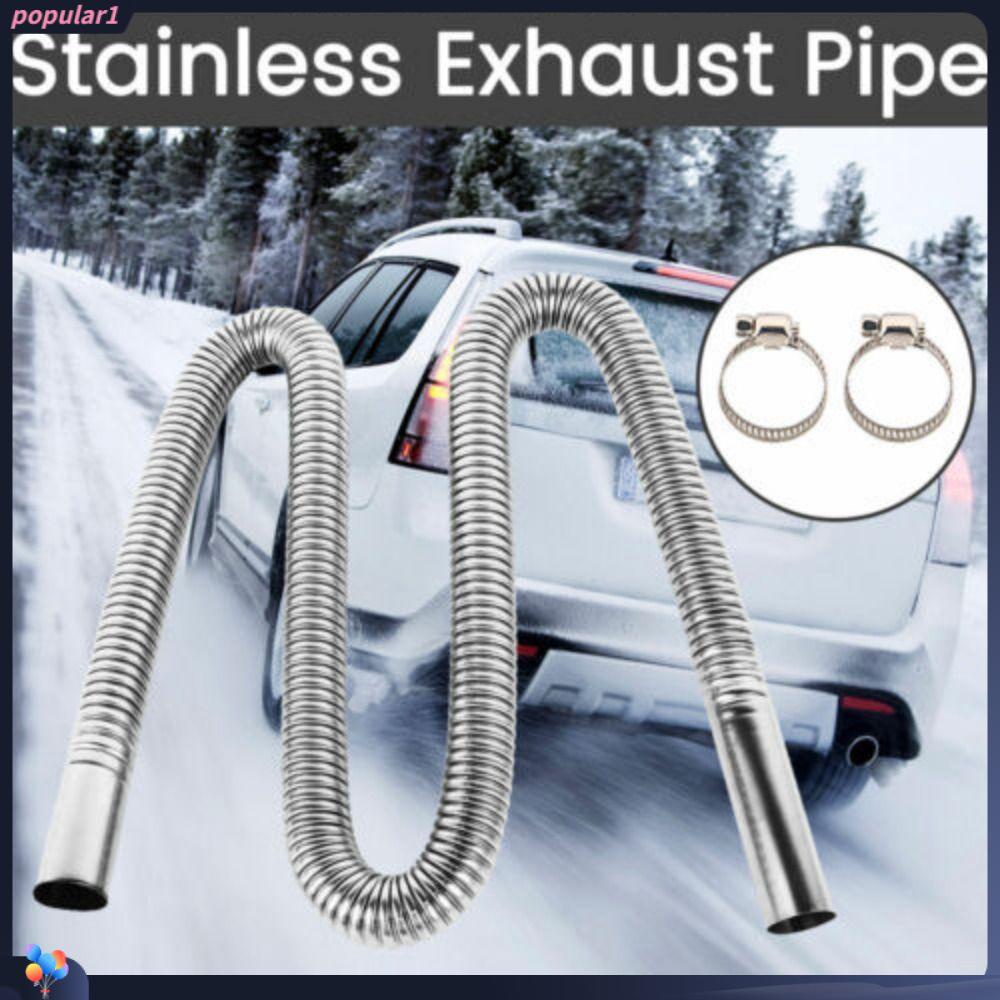 POPULAR Selang Pipa Knalpot Mobil 1.2M /2M Diesel Gas Mobil Parkir Stainless Steel