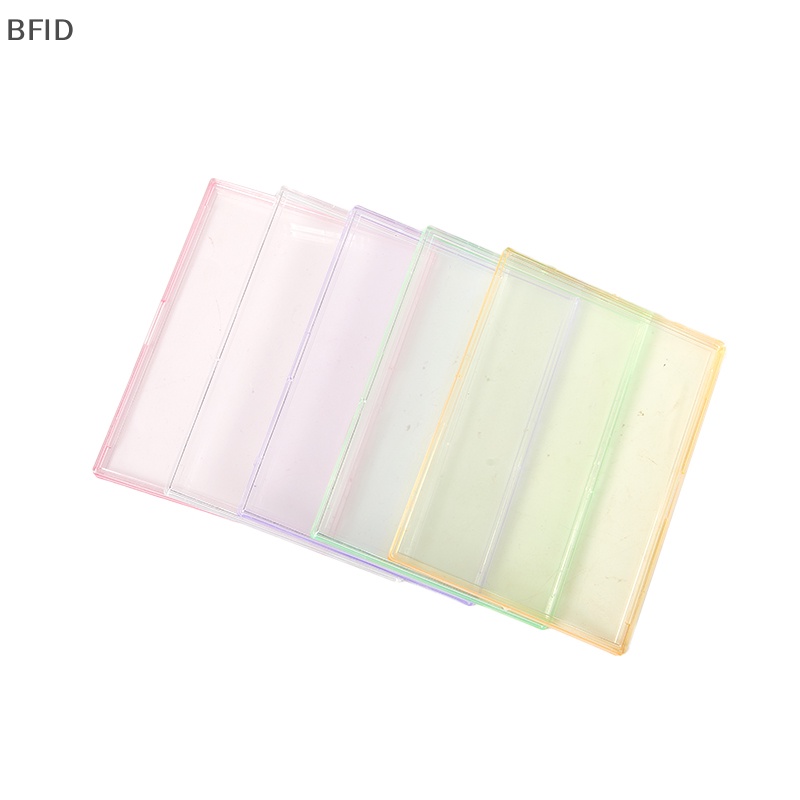 [BFID] 1pcs Shell Kpop Photocard Bata Akrilik Transparan Photo Card Holder Stand Display Pajangan Foto Holder Pelindung Case Alat Tulis [ID]