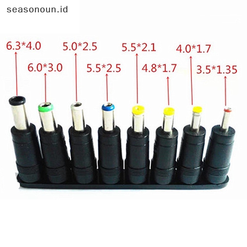 Suketeasonoun 8pcs/set alfin 5.5lusin 2.1 parkit erkapemale erkapack suketlug suketdapter suketonnectors jejeips suketower mustofadaptor .