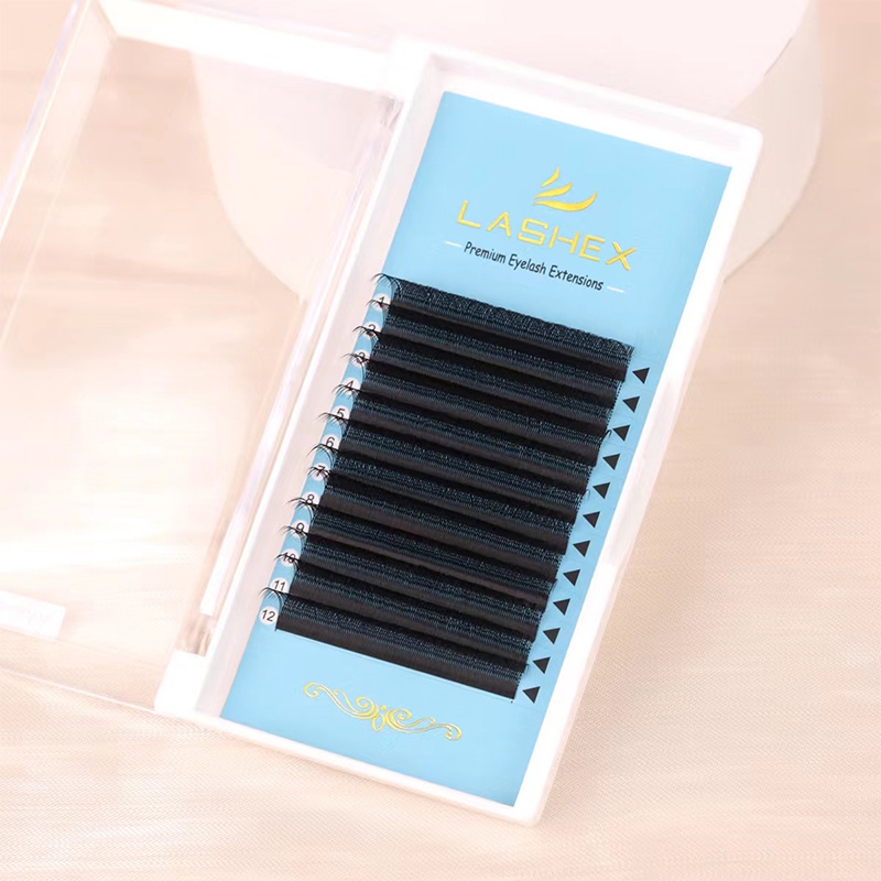 (SUPER SOFT !) Lashex BM mega blooming Premium Eyelash Extension MATTE BLACK