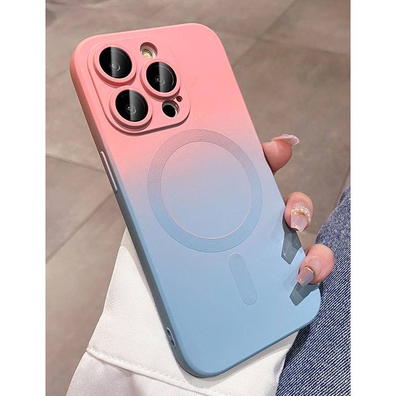 IPHONE Deluxe Edition Fashion Shockproof Case Untuk iPhone13 12 11 Pro MAX Gradient Silicone Case Anti Bentur Case Untuk iPhone13 iPhone12 iPhone11