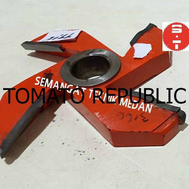 Murah 3166 MATA PISAU PROFIL ROUTER SPINDLE PANEL PINTU KAYU 7" 3166 BAWAH JKB562