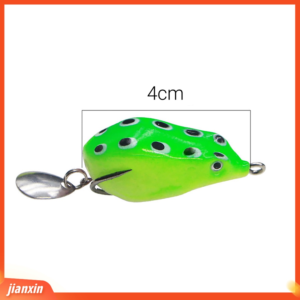 (In Stock) Umpan Kodok Umpan Penampilan 3D Portabel Kait Ganda Warna-Warni Mini Frog Lure Umpan Pancing Untuk Outdoor