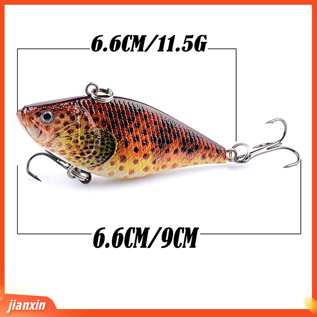 (In Stock) 6.6cm /11.5g Umpan Pancing 3D Simulasi Fisheye Bentuk Realistis Kait Angling Bass Laut Memancing Umpan Buatan Keras Untuk Memancing Di Luar Ruangan