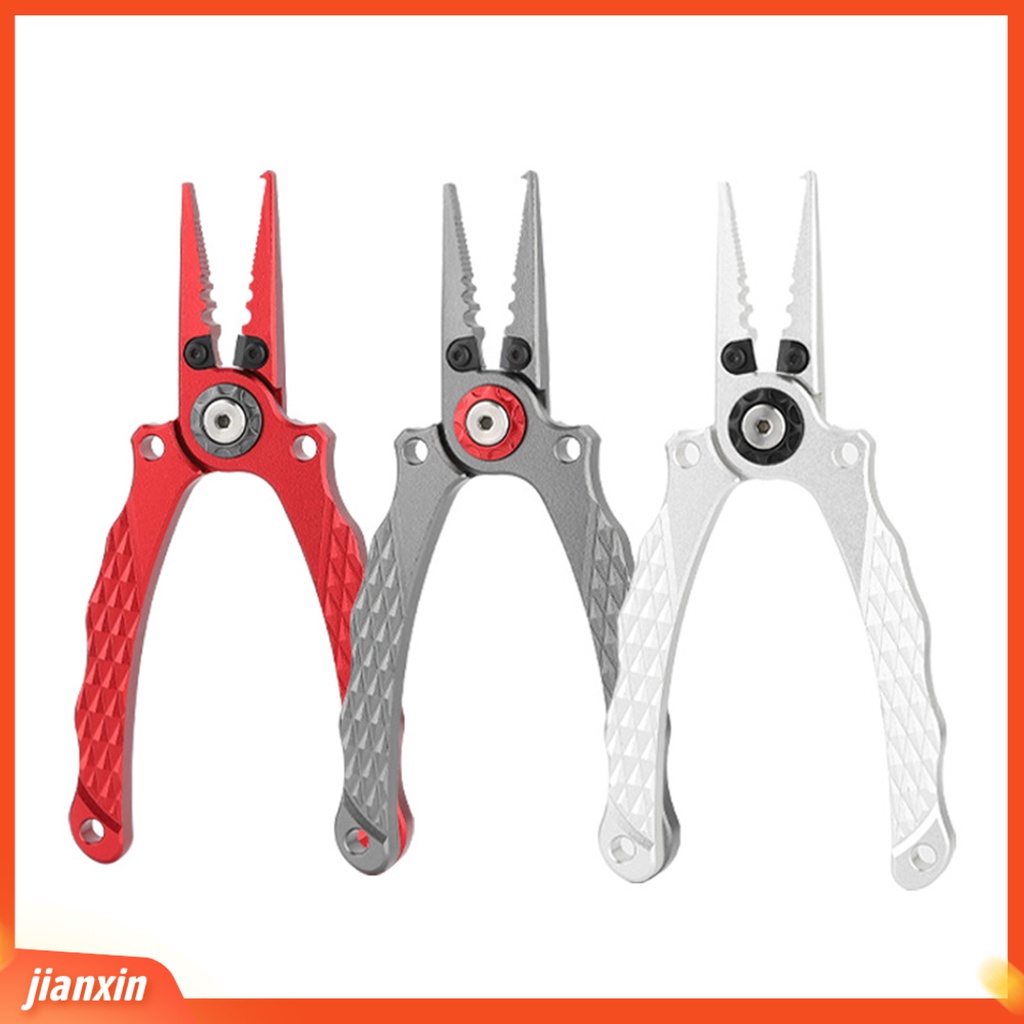 (In Stock) 1set Lure Tang Ergonomics Anti-slip Cut Fishing Line Aluminium Alloy Memancing Open Loop Hook Removal Tang Memancing Luar Ruangan