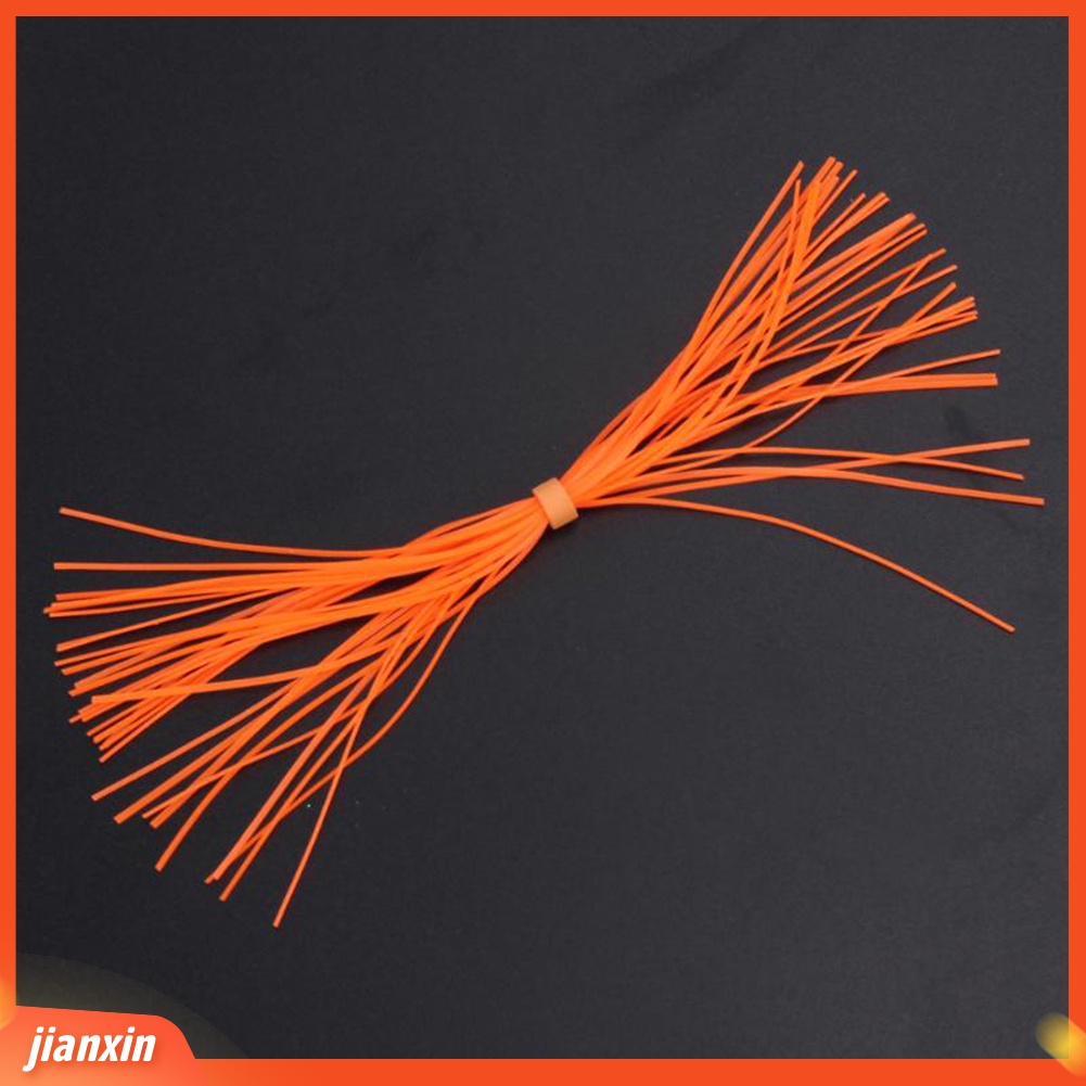 (In Stock) 300 Pcs Rok Cumi Garis Silikon Umpan Buatan Fishing Tackle Aksesoris