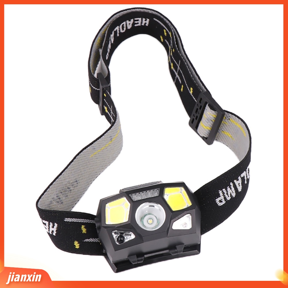 (In Stock) 5000LM USB Rechargeable Malam Memancing Berkemah Gesture Sensing LED Headlight Lamp