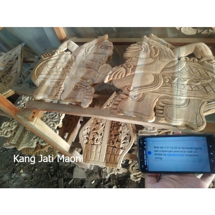 blawong sear atau gunungan ukir alus KJM1122