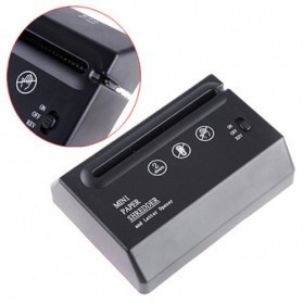 Mini USB Paper Shredder with Letter Opener