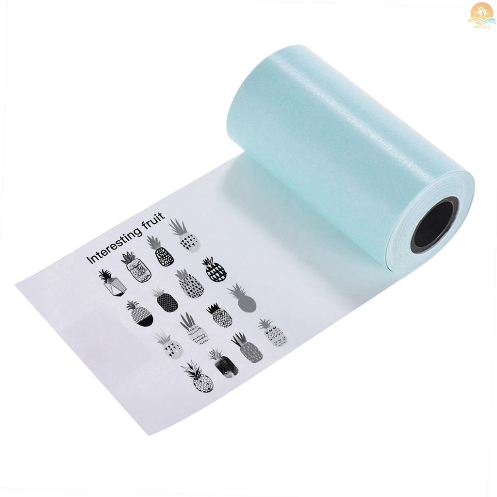 In Stock Printable Sticker Paper Roll Kertas Thermal Langsung Dengan Perekat Diri 57*30mm (2.17*1.18in) Untuk PeriPage A6 Pocket Thermal Printer Untuk PAPERANG P1/P2 Mini Photo Printer,3 R