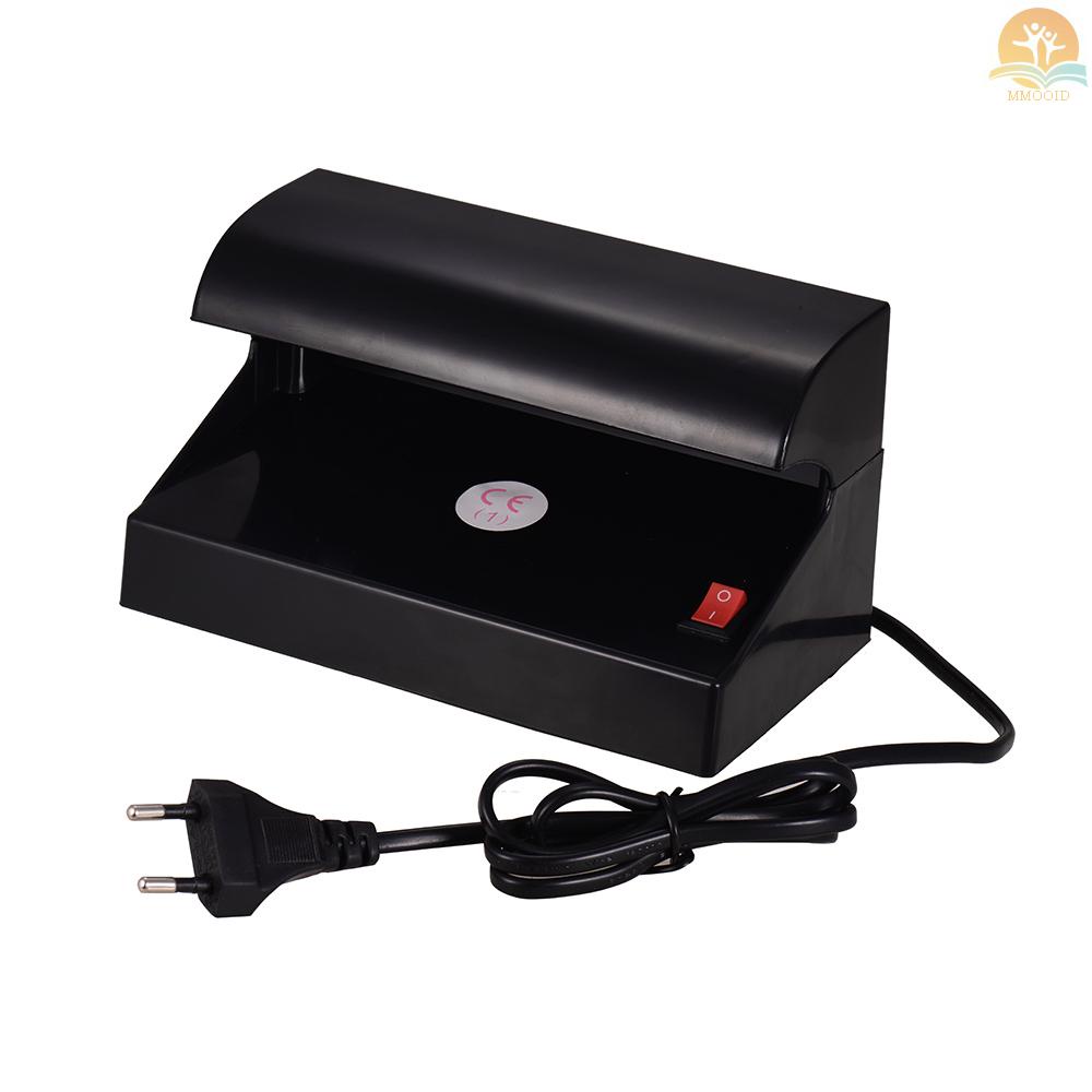 In Stock Portable Desktop Multi-Currency Money Detector Uang Tunai Palsu Kertas Checker Tester Lampu UV Tunggal Dengan Saklar ON /OFF Untuk EURO POUND