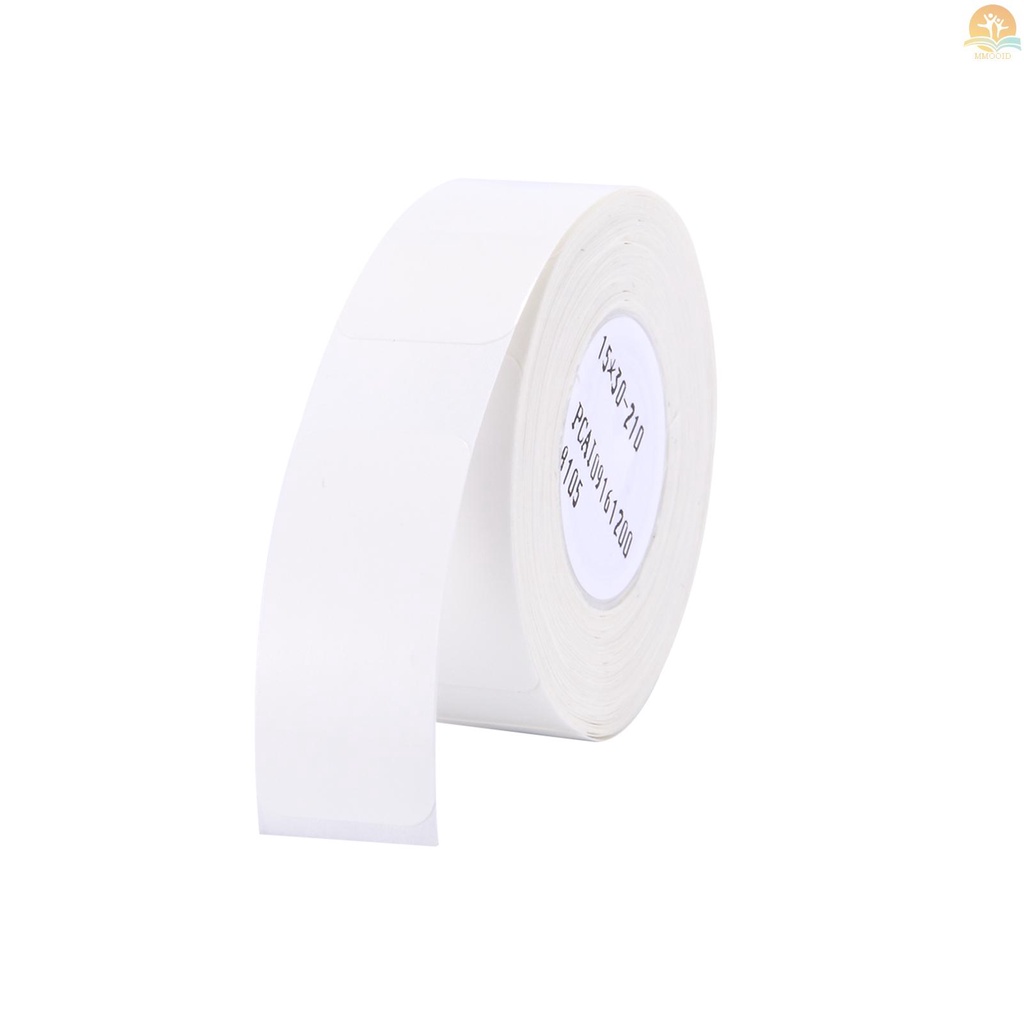 In Stock Thermal Printing Label Kertas Barcode Harga Size Nama Label Kosong Tahan Air Sobek 15*26mm 230lembar/roll Untuk Organizer Rumah Supermarket Store Catering