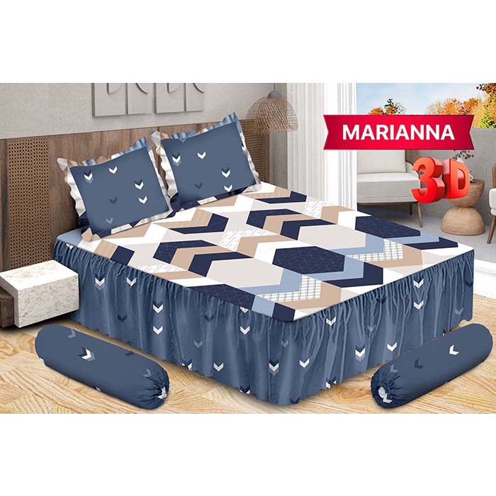 Bonita - Sprei RUMBAI King (180x200) Terlaris motif Pilihan