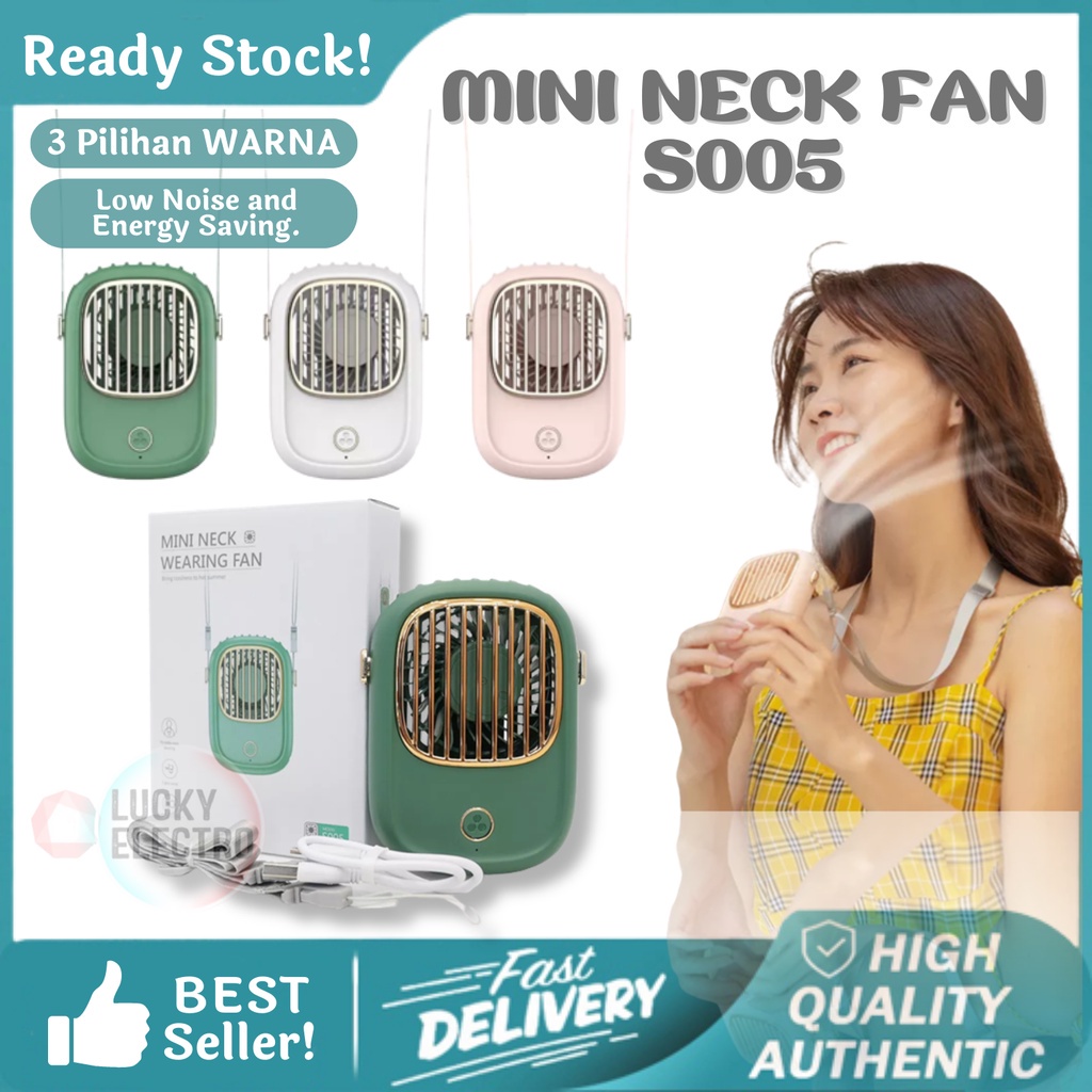 Kipas Kalung Kipas Leher Portable Premium Mini Sport Neck Fan