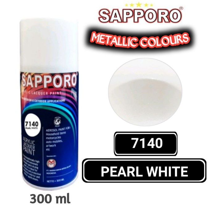 

7140 PEARL WHITE SAPPORO STANDAR 300ml Cat Semprot Pylok Pilok Pylox