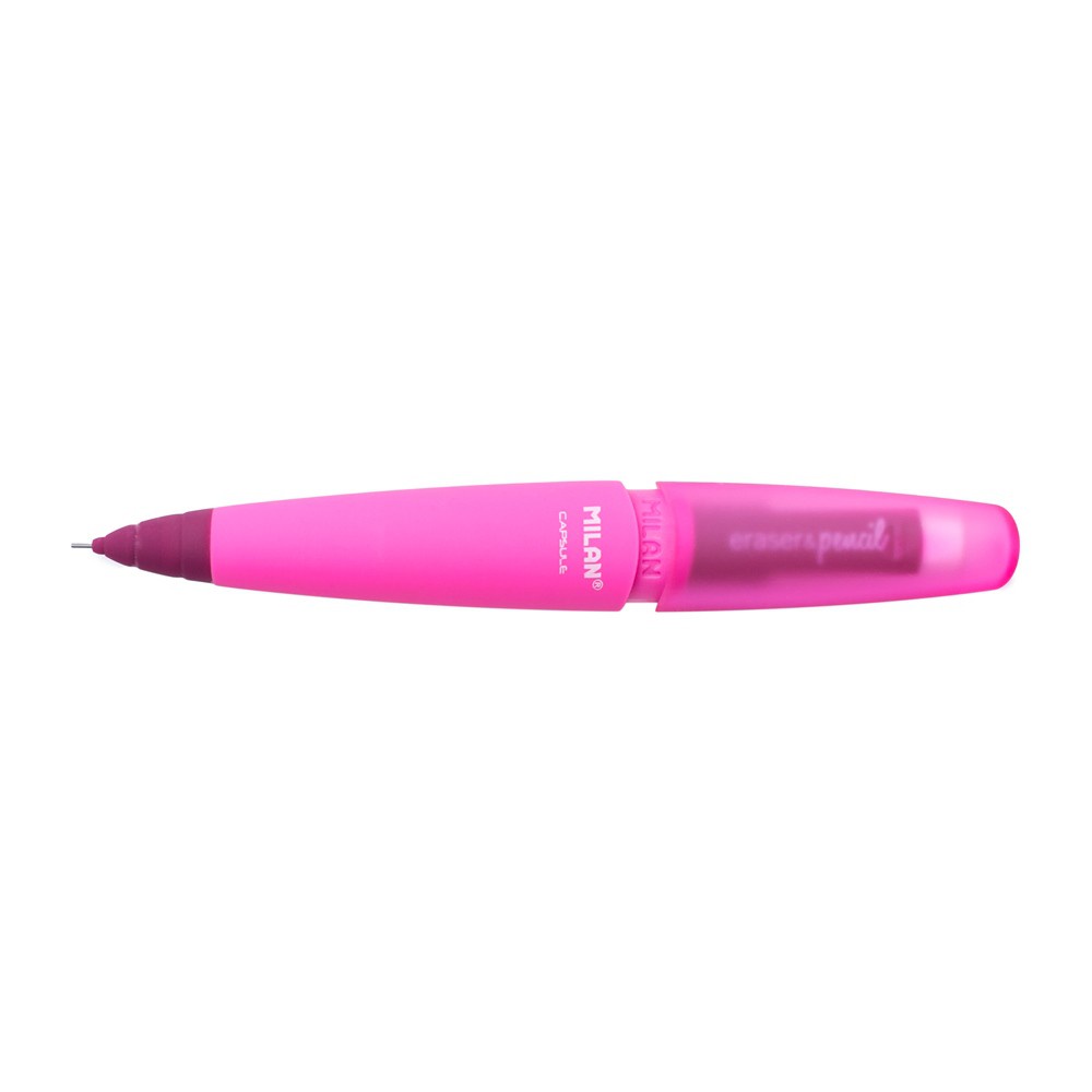 

[Artomas] Milan Eraser & Pencil Capsule 2B 0,7mm 185079 Pink