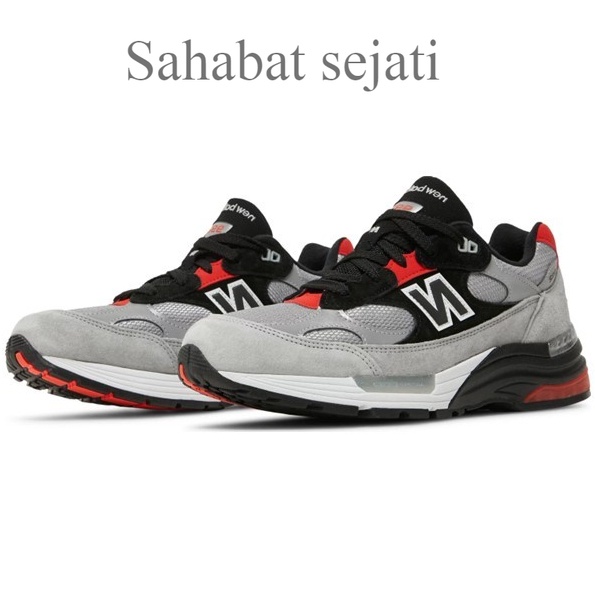 SEPATU NB 992X DTLR GREY BLACK ORANGE HIGH PREMIUM ORIGINAL