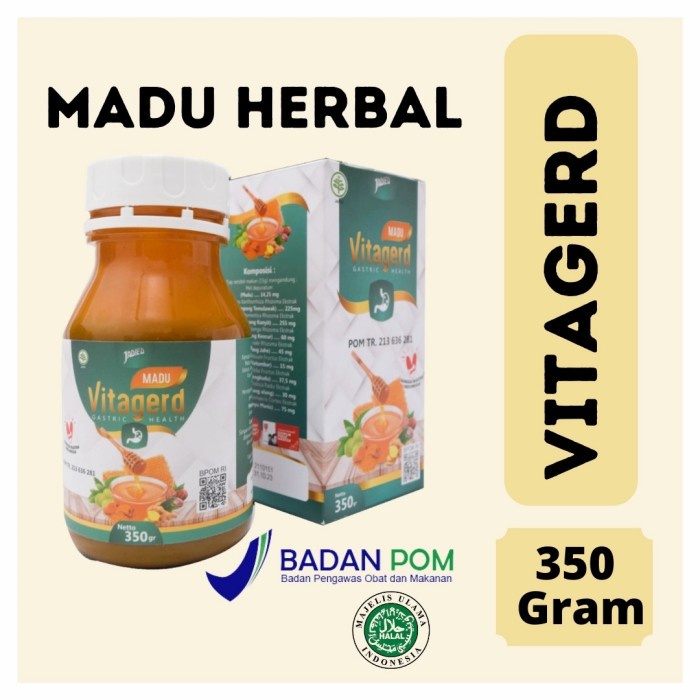 

Madu VITAGERD Herbal Obat GERD dan Asam Lambung Original Asli Ori