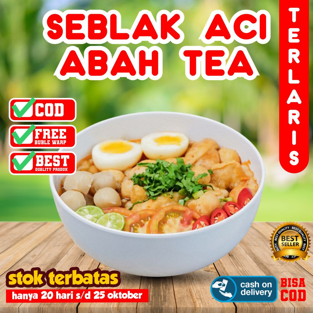

SEBLAK ACI ABAH TEA TERLEZAT SEBLAK INSTANT ABAH TEA SEBLAK INSTAN KUAH BOCI BASO ACI TULANG RANGU