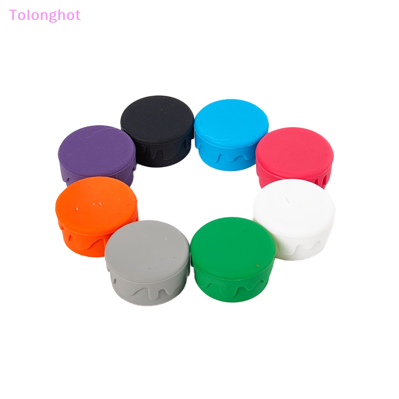 Tolonghot&gt; 8Pcs Wine cap Tutup Wine Silikon Untuk Botol Ganti Sumbat Botol Hadiah Wine-Anggur Stopper seal Reusable Bottle Caps well