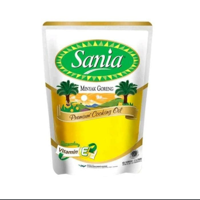 

✨Ready Stok✨ - minyak goreng sania 2 liter ( 1 karton )- 1.2.23