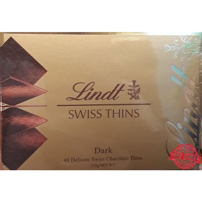 

✨Ready Stok✨ - PROMO !! Lindt Swiss Thins Dark Chocolates - Coklat Import Swiss