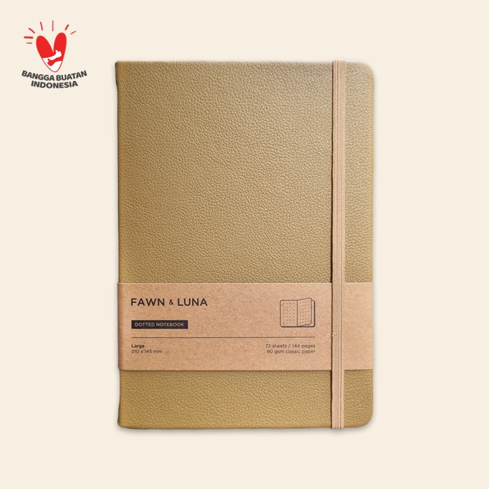 

✨BISA COD✨ -Notebook / Journal A5 Large - Savannah Sand - Buku Jurnal / Agenda - 90 gsm, Plain
