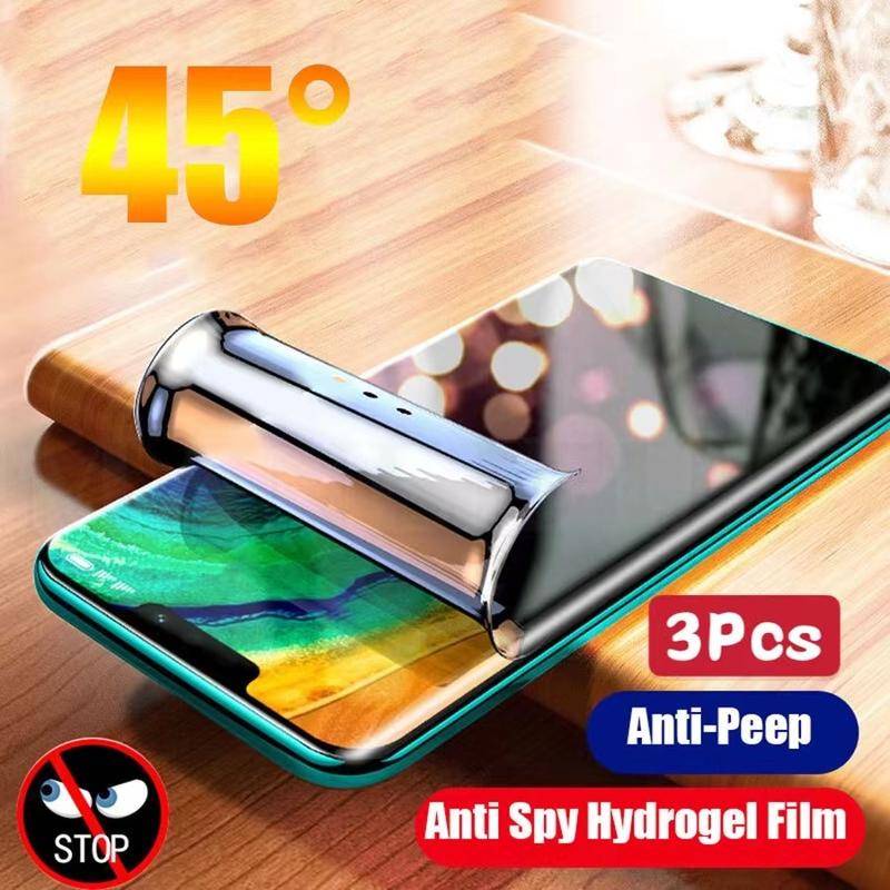 3pcs Film Hidrogel Anti Spy Untuk Galaxy A34 A32 A24 A21s A20e A13 A12 A11 M11 A10e A04s A04e A03s A03 A02s A02 A01 Pelindung Inti Untuk Galaxy A80 A73 A72 A71 A53 A52s A41 A40 4G 5G