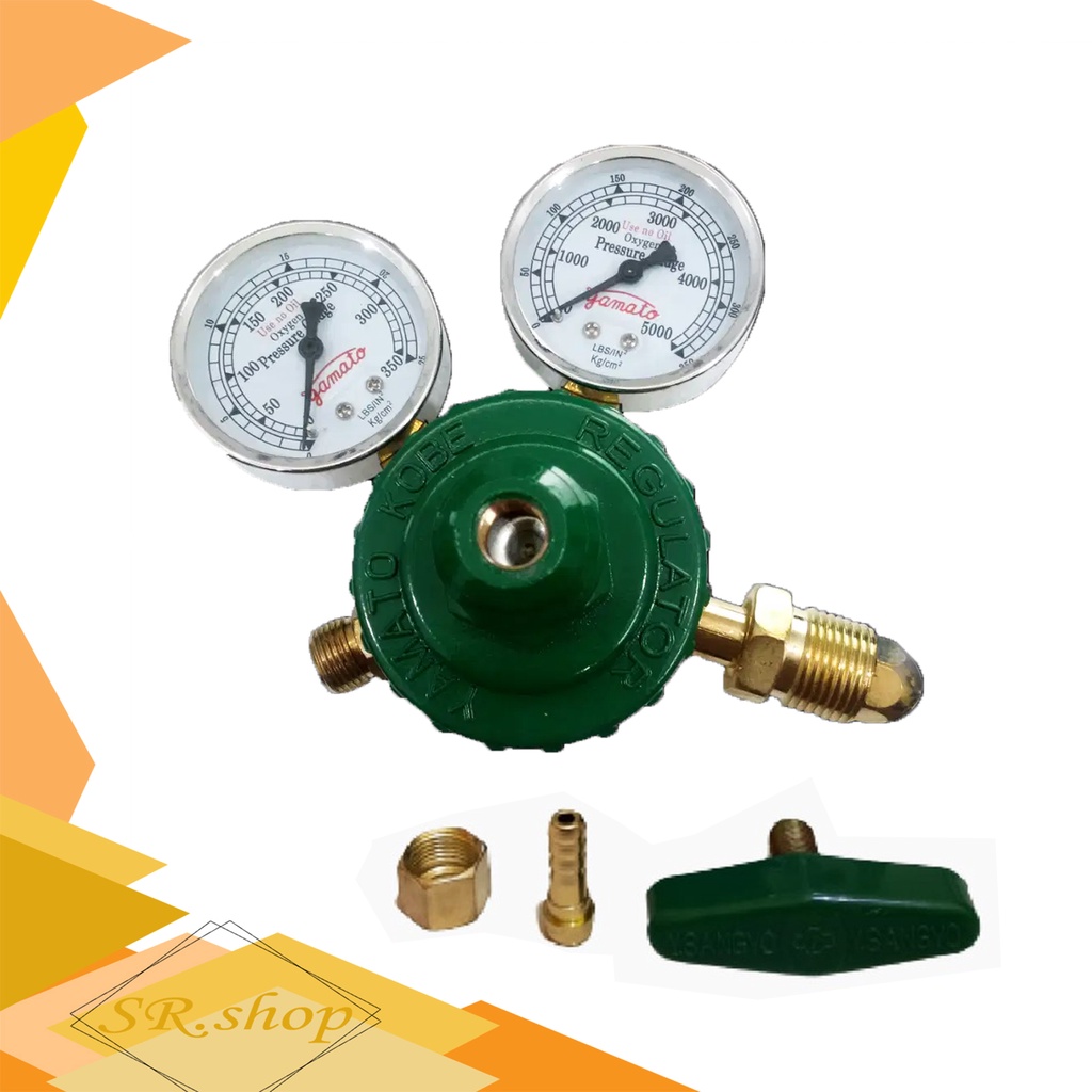 Regulator Las Oksigen Yamato Oxygen Tabung Las, regulator gas las karbit las gas, regulator blender