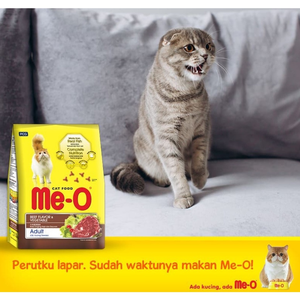 Meo Repack Adult 1kg  Makanan Kucing Kering Me-O