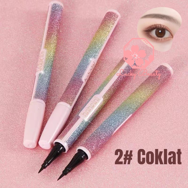 【Debora Mall】MOMO Air Cair Eyeliner Pensil Pergi Dengan Mascara Dan Bulu Mata Make Up Eyeliner Eyeliner Waterproof Pen Anti