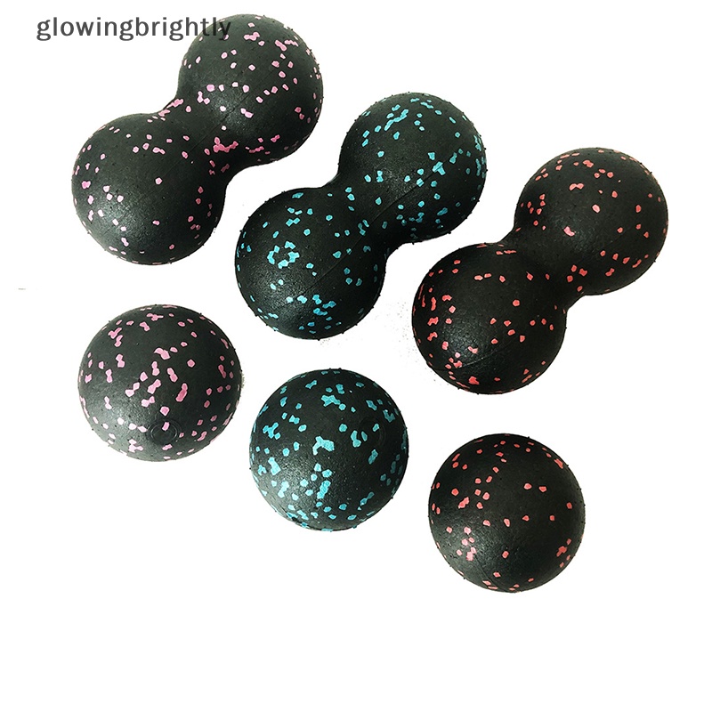 [glowingbrightly] 1pc Peanut Massage Ball EPP Massage Ball Fascia Roller Pilates Yoga TFX