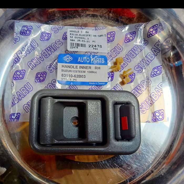 SPAREPART OTOMOTIF- Handle Pintu Dalam Depan Belakang Kanan Suzuki Esteem 1.3 SBM Taiwan -KOMPONEN A