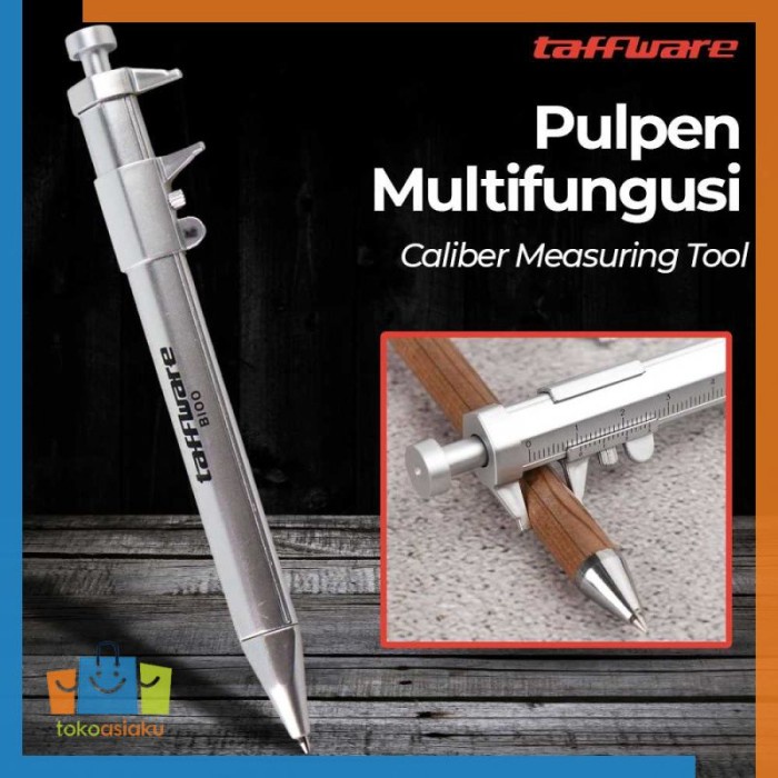 

Pulpen Ballpoint Pena Multifungsi Jangka Sorong Penggaris B100