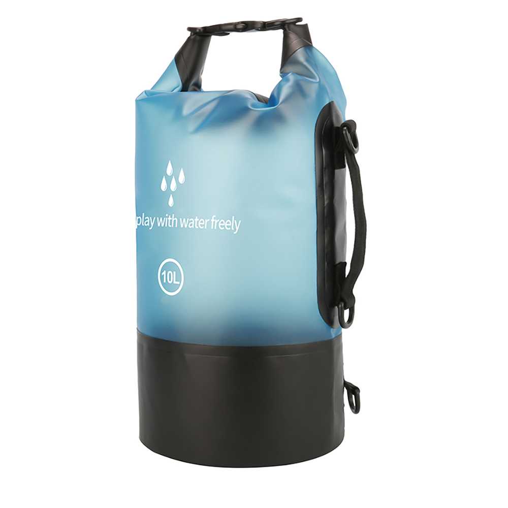 [COD] Tas Selempang Unisex Olahraga Outdoor Waterproof Bucket Dry Bag PVC Material 10 L