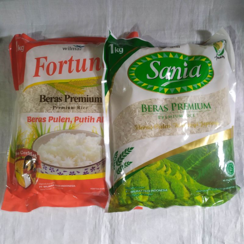 

Murah! BERAS CAP FORTUNE / SANIA KEMASAN 1kg (1 pcs)