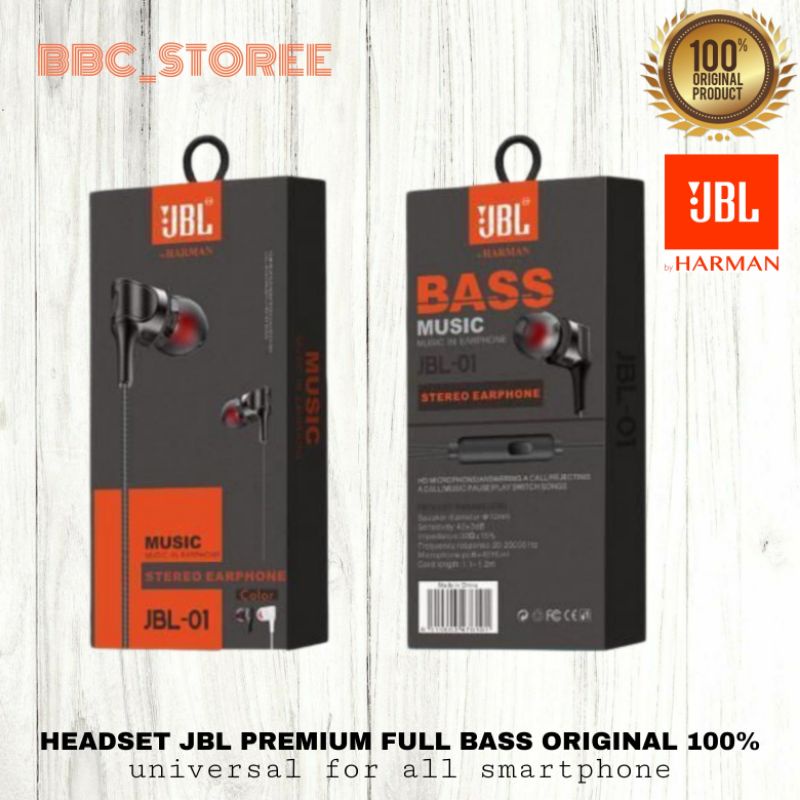 HEADSET JBL PREMIUM FULL BASS ORIGINAL 100% premium quality