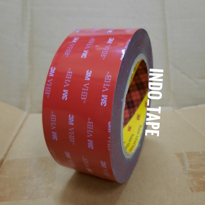 

Double tape 3M VHB 4900 Double tape Merah Perekat serbaguna - 24mm x 4,5mtr