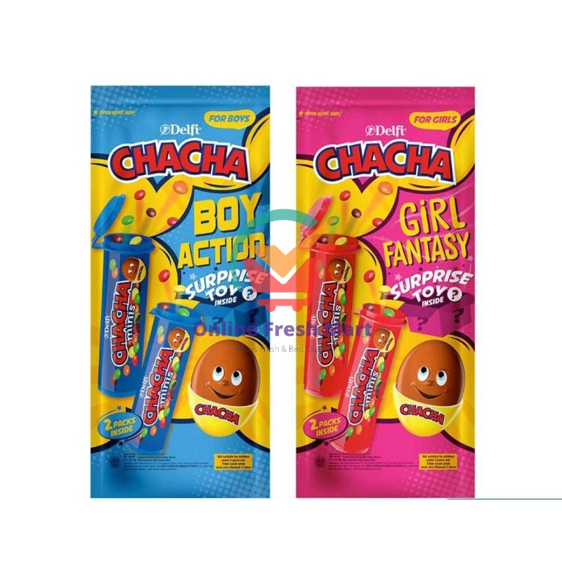 

CHACHA Milk Chocolate surprise toys cha cha mainan boys girls - Online Fresh Mart Denpasar