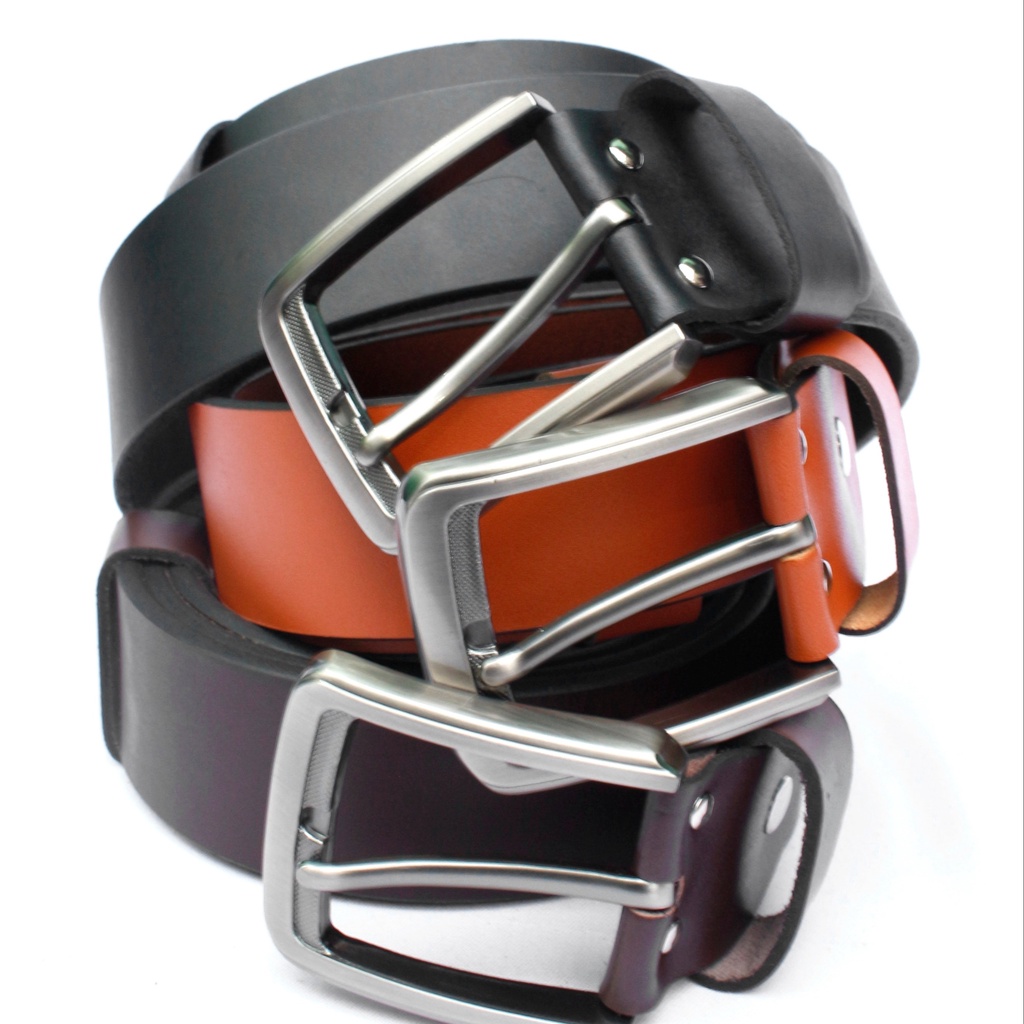 gesper Ikat Pinggang Pria Kulit Asli 100 % ( Kulit pabrik) TERLARIS IKAT PINGGANG KULIT ASLI