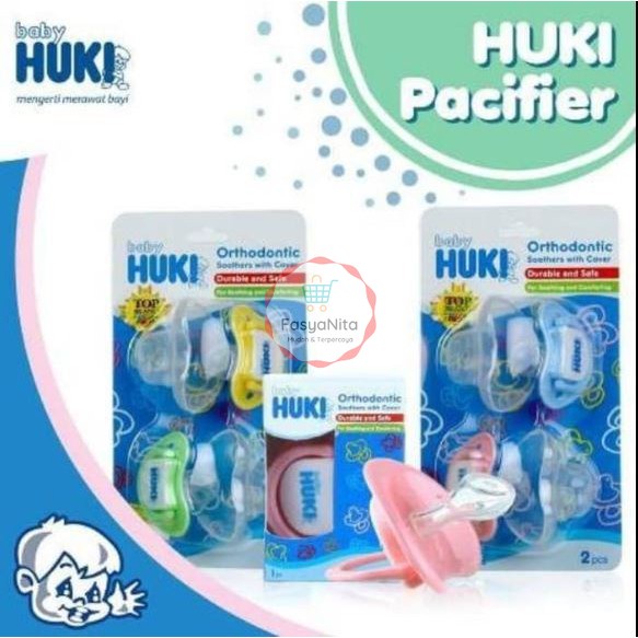 Empeng HUKI Baby Empeng Gepeng Orthodontic / HUKI Empeng Orthodontic
