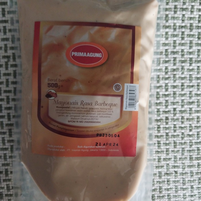 

PRIMAAGUNG Mayonnaise Rasa Barbeque 500g