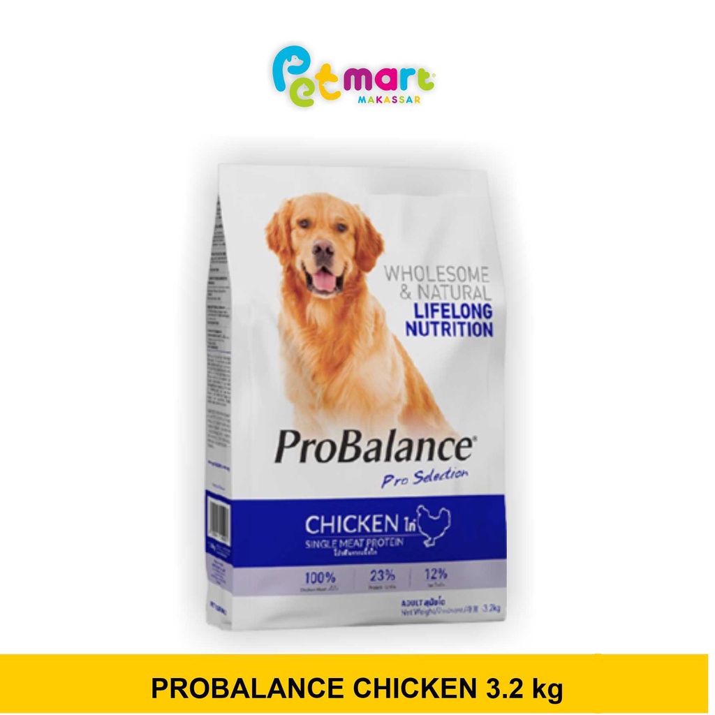 Makanan Anjing Kering Dewasa ProBalance Chicken Adult Dry Food 3.2 kg