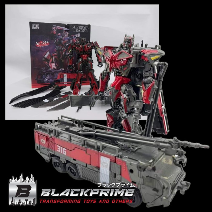 baiwei TW-1024 Supreme leader transformers ss-61 sentinel KO BMB metal