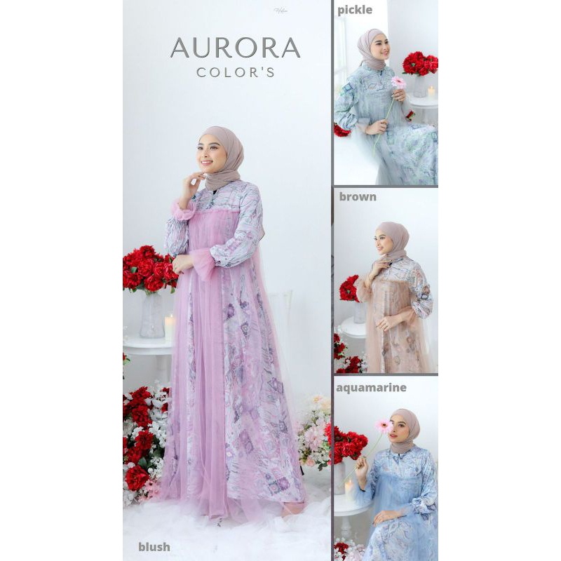 Ready Stock DREES KONDANGAN Mewah Aurora dress by Halwa Apparel
