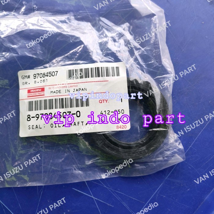 SEAL AS RODA DALAM OLI SHAFT FRONT AXLE ISUZU DMAX ORIGINAL ISUZU