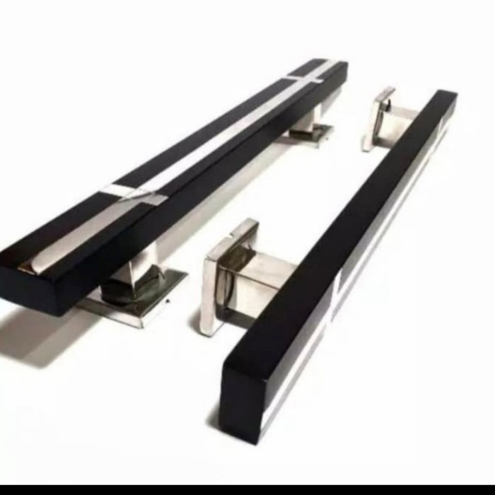 Gagang pintu pull handle hitam stainless