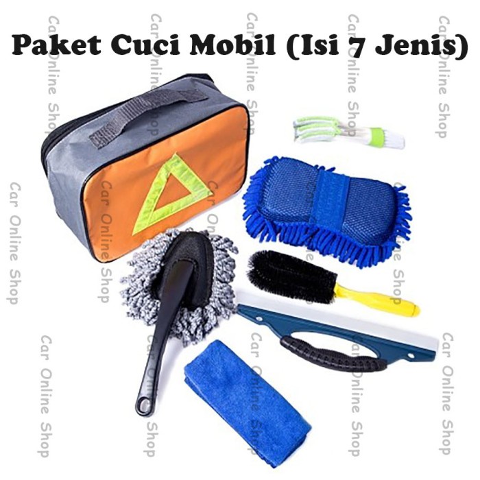 Paket Cuci Mobil / Perawatan / Complete Car Wash / Care / Cleaning kit
