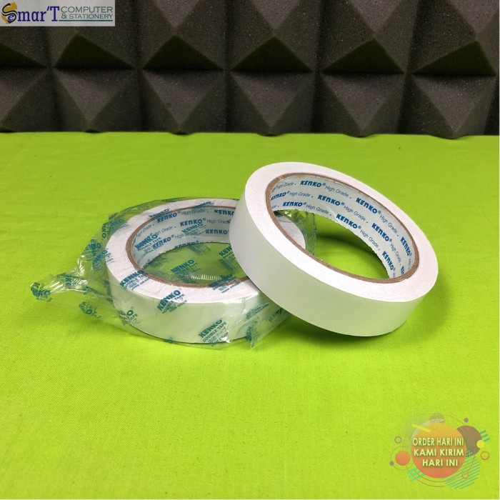 

Double Tape 1 Inchi / 24 mm Panjang 15 Yard Merk Kenko Murah